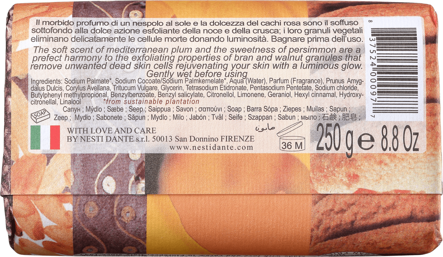 Nesti Dante Philosophia Scrub - Sabonete em Barra 250g