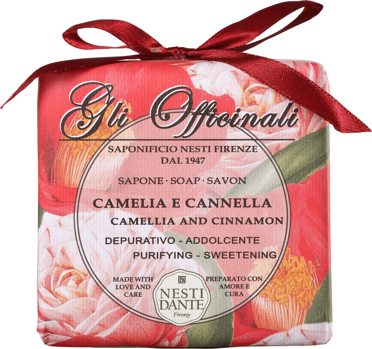 Nesti Dante Gli Officinali Camelia e Canela - Sabonete em Barra 200g