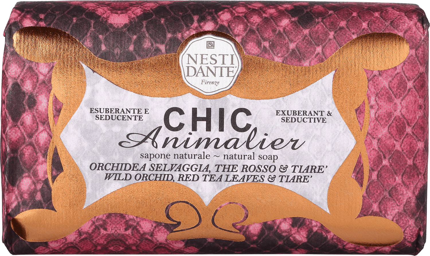 Nesti Dante Chic Animalier Red Pyton - Sabonete em Barra 250g