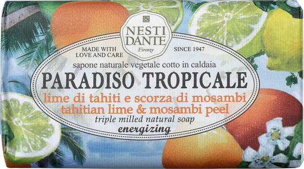 Nesti Dante Paradiso Tropicale Lima e Casca de Mosambi - Sabonete em Barra 250g