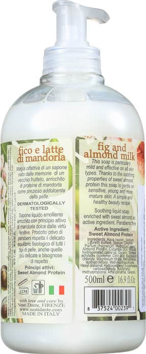 Nesti Dante Il Frutteto Figo e Leite de Amêndoa - Sabonete Líquido 500ml