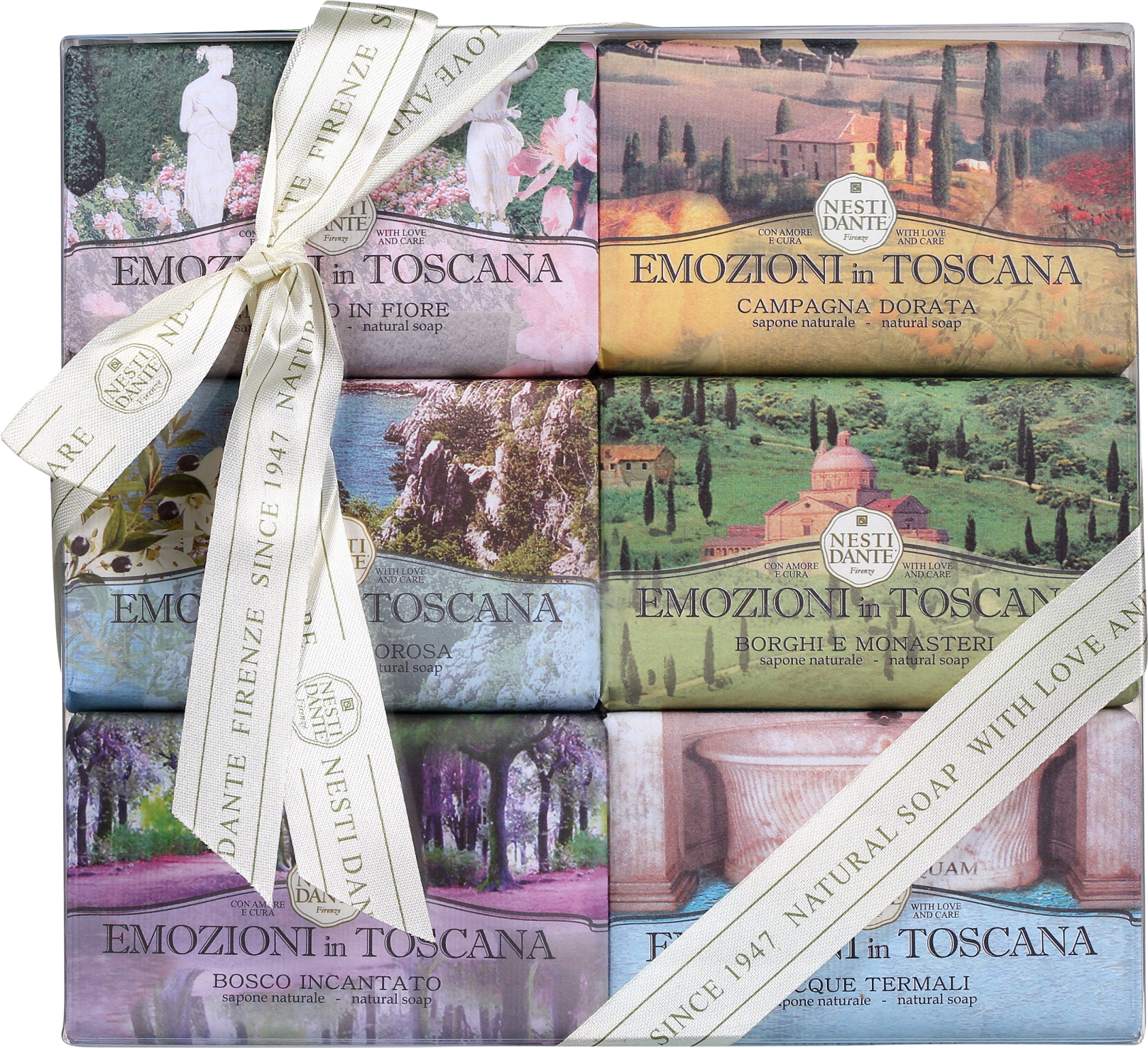 Kit Nesti Dante Collection Emozioni in Toscana - Sabonetes em Barra 6x150g