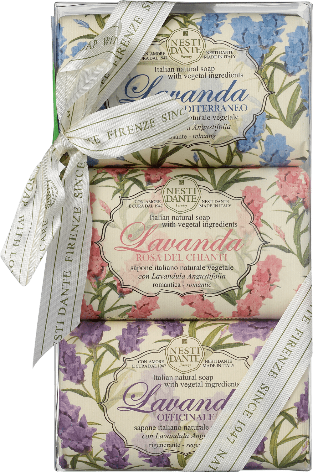 Kit Nesti Dante Collection Lavanda - Sabonetes em Barra 3x150g