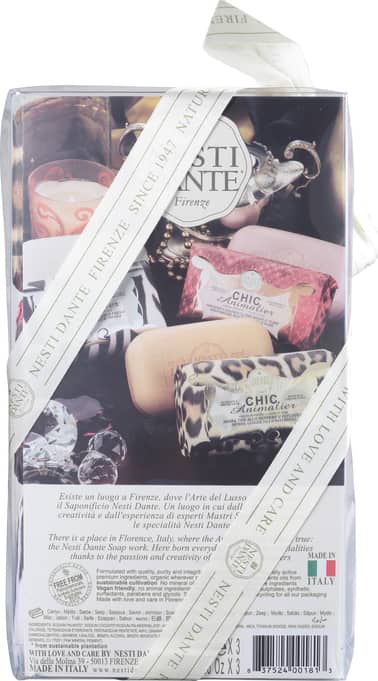 Kit Nesti Dante Chic Animalier - Sabonetes em Barra 3x150g