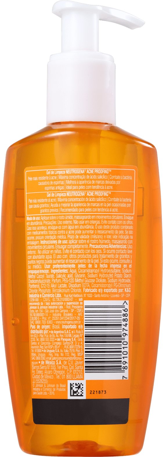 Neutrogena Acne Proofing - Gel de Limpeza para Acne 200ml