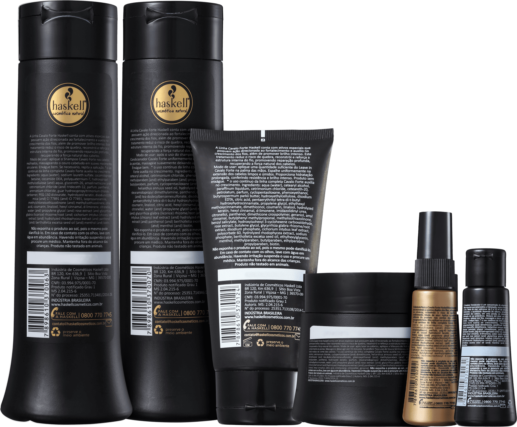 Kit Haskell Cavalo Forte Full (6 Produtos)