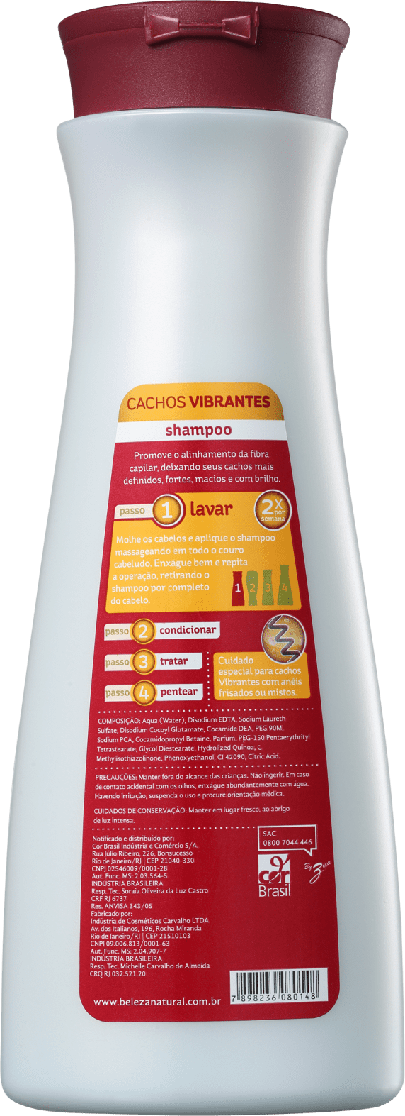 Beleza Natural Bn.Cachos Vibrantes - Shampoo 350ml