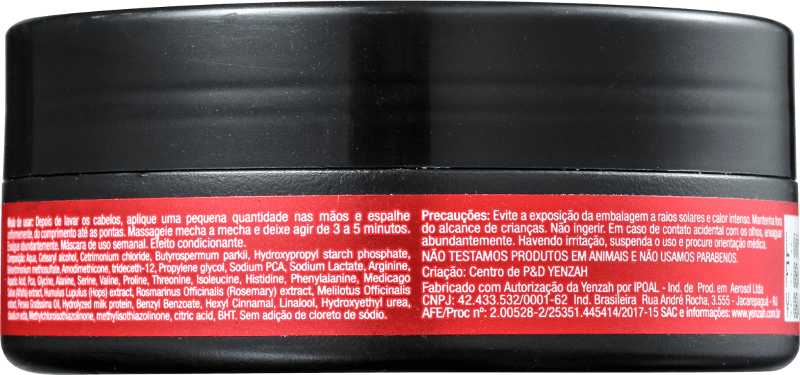 Yenzah Power Whey Amino Whey - Máscara Capilar 120g