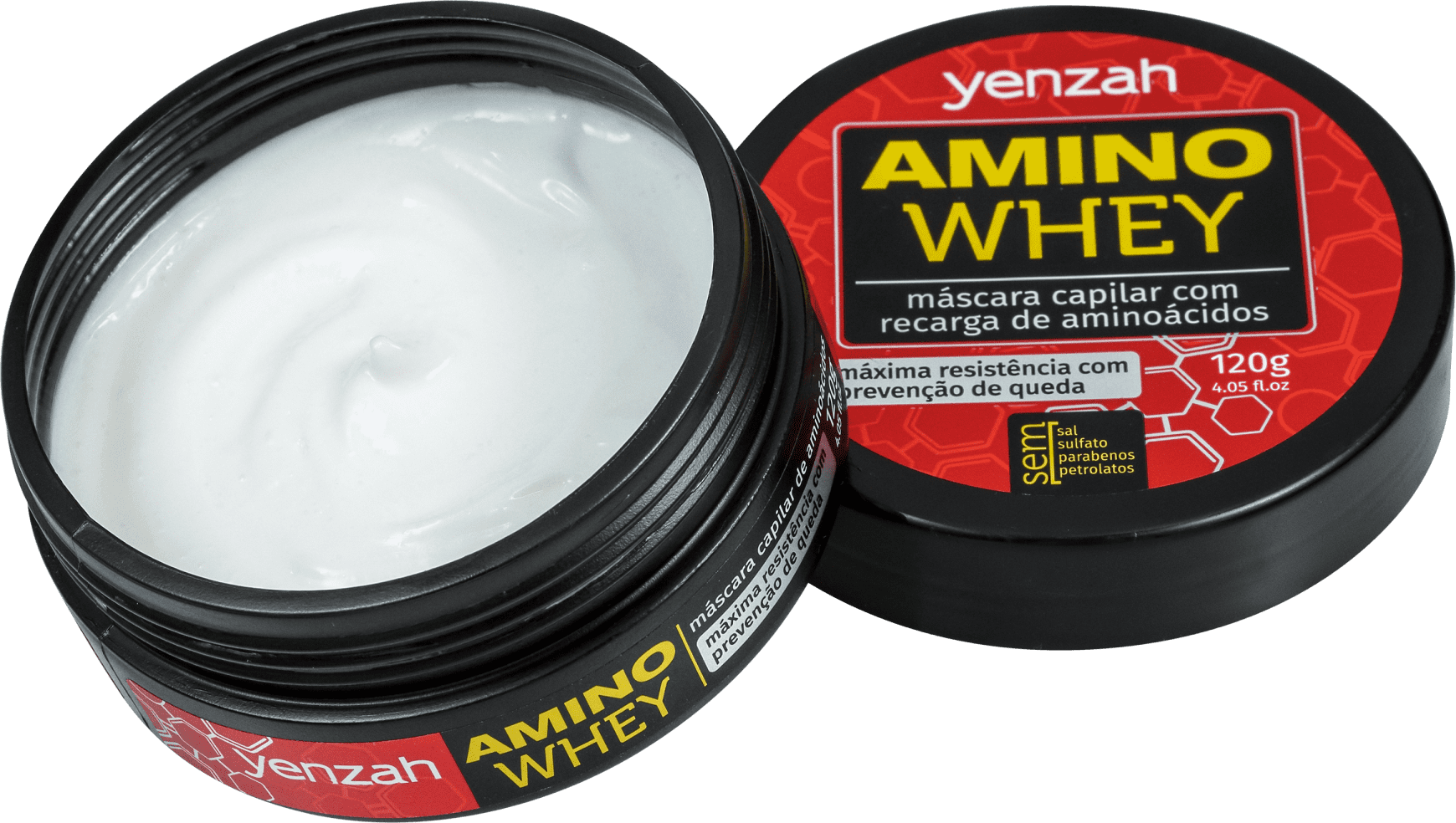 Yenzah Power Whey Amino Whey - Máscara Capilar 120g