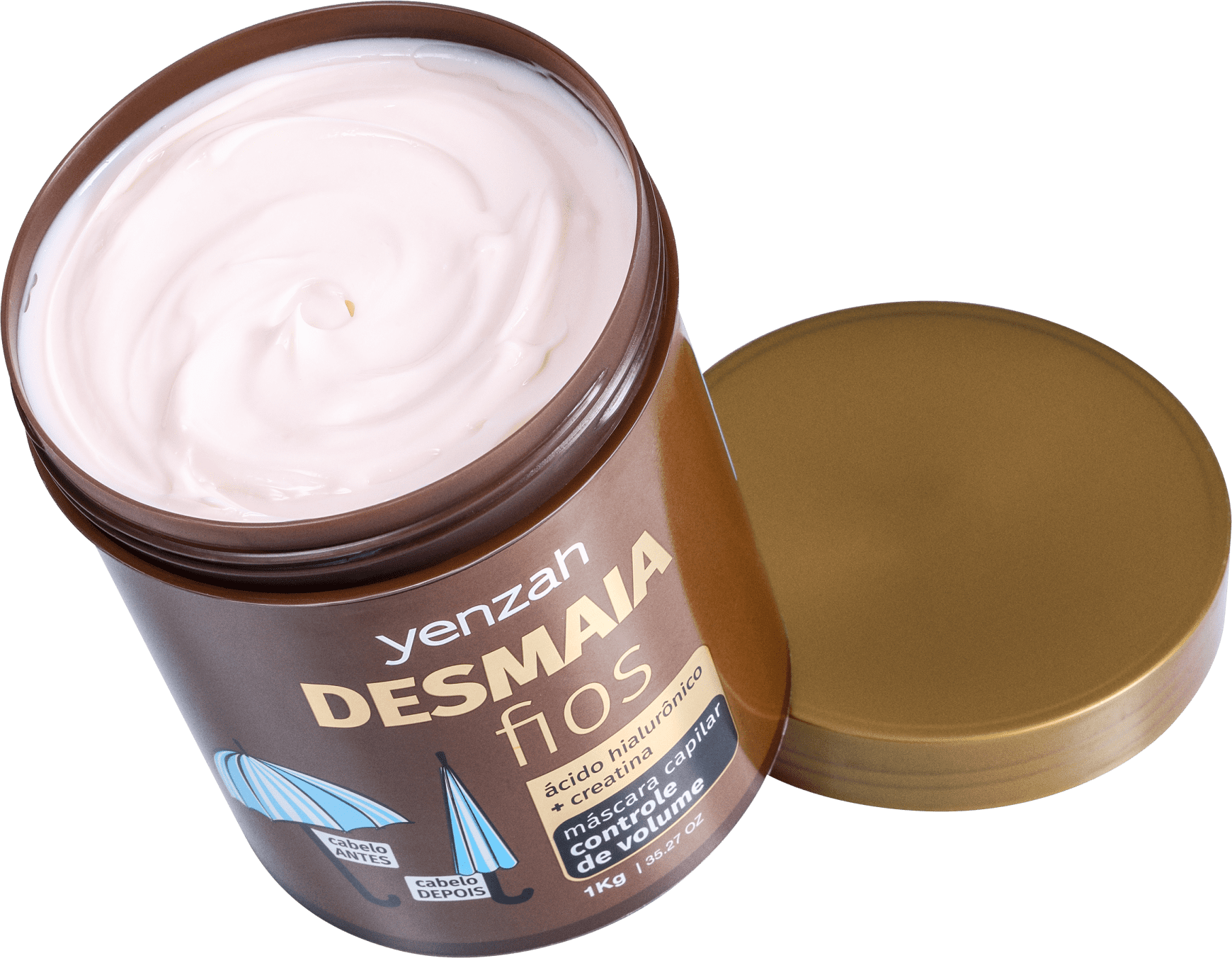 Yenzah Desmaia Fios - Máscara Capilar 1000g