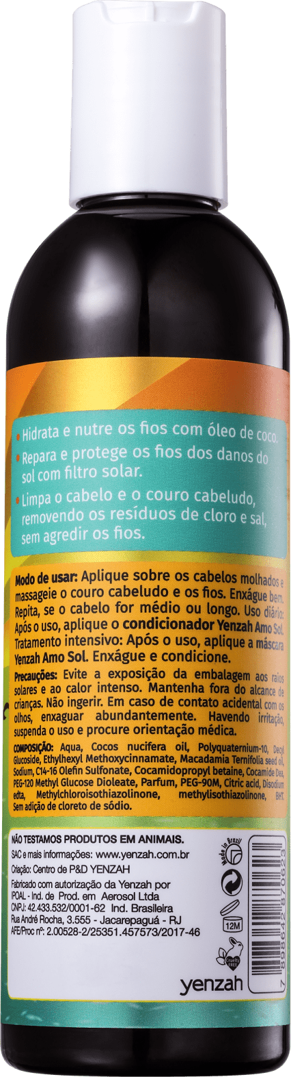 Yenzah Amo Sol - Shampoo 240ml