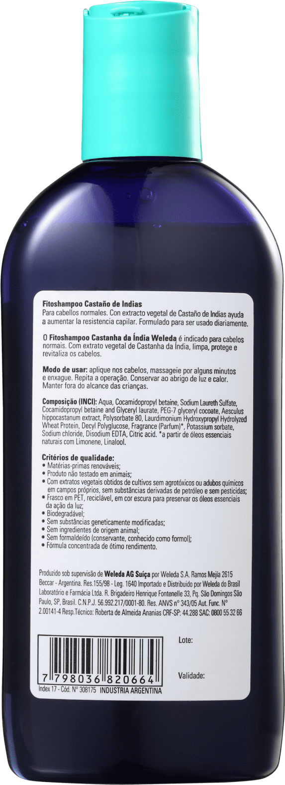 Weleda Fitos Castanha da Índia - Shampoo 250ml