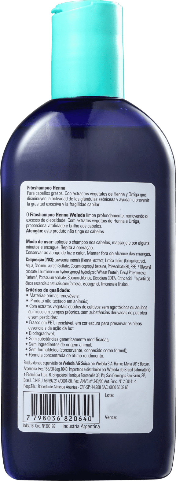 Weleda Fitos Henna - Shampoo 250ml