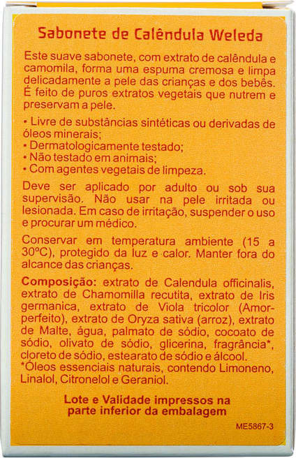 Weleda Calêndula - Sabonete Vegetal 100g