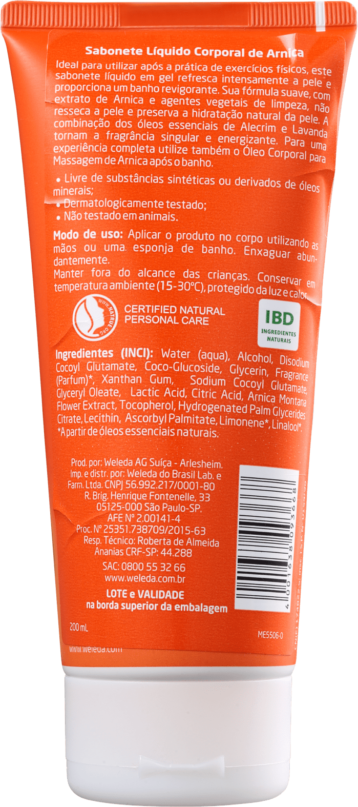 Weleda Arnica - Sabonete Líquido 200ml