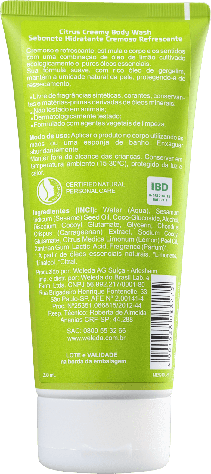 Weleda Citrus - Sabonete Líquido 200ml