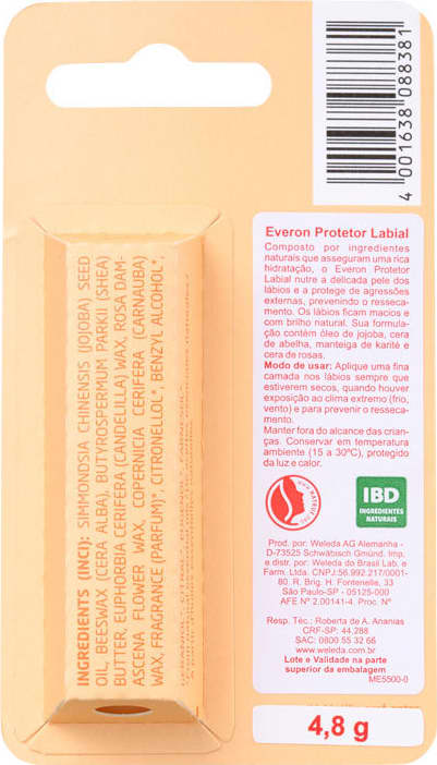 Weleda Everon - Hidratante Labial 4,8g