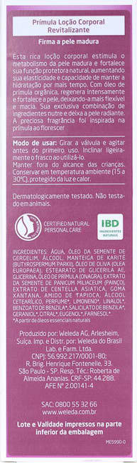 Weleda Prímula Revitalizante - Loção Hidratante Corporal 200ml