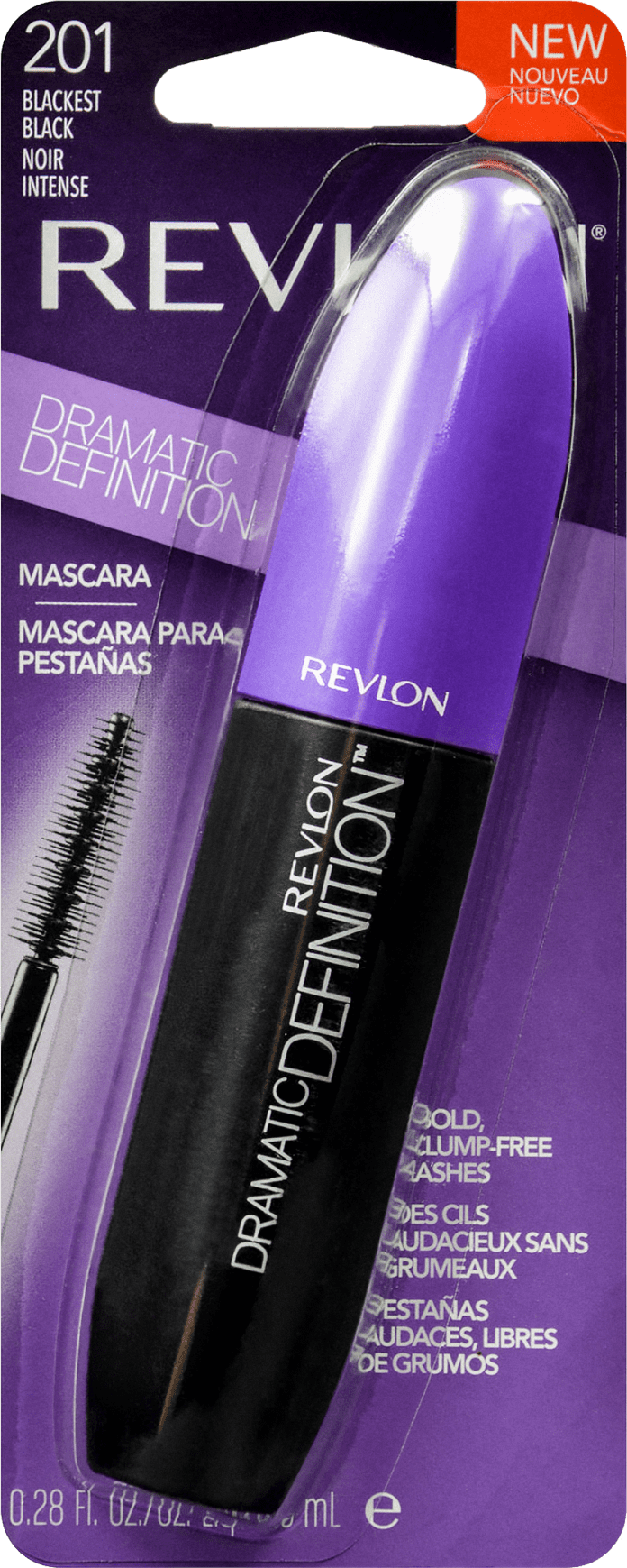 Revlon Dramatic Definition 201 Blackest Black - Máscara para Cílios 8,5ml
