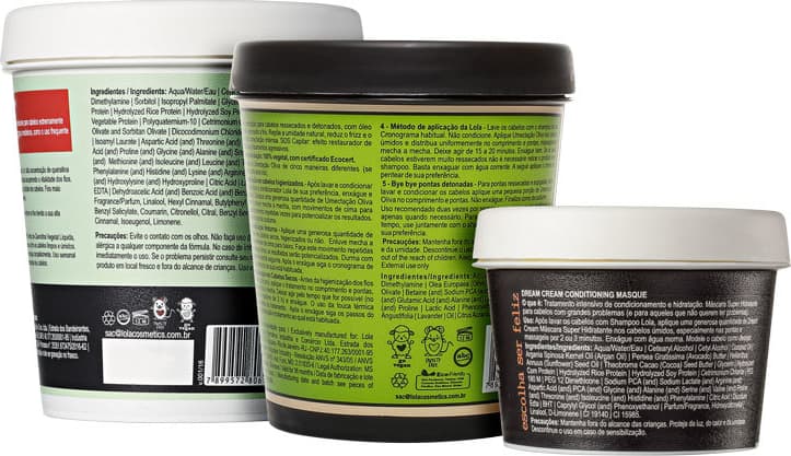 Kit Lola Cosmetics Cronograma Capilar Poderoso (3 Produtos)