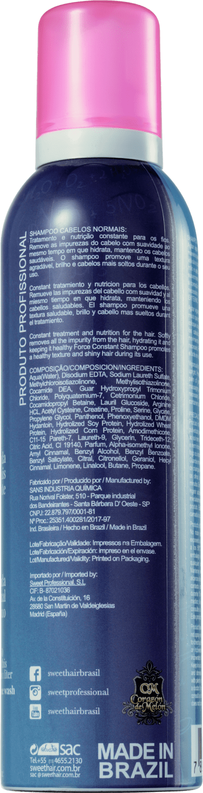 Sweet Hair Experience Mousse Normal Hair - Shampoo 260ml