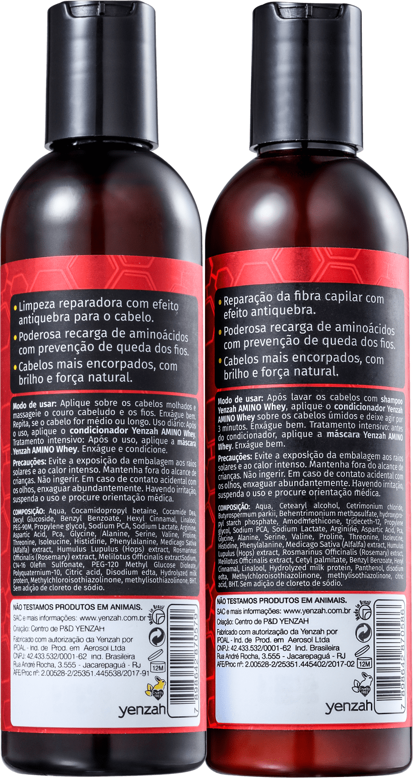 Kit Yenzah Power Whey Amino (2 Produtos)