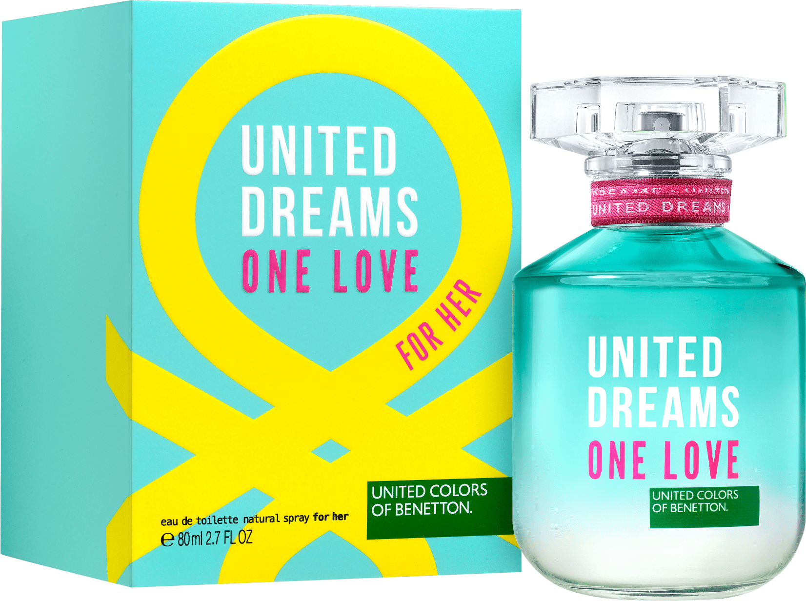 United Dreams One Love Her Benetton Eau de Toilette - Perfume Feminino 80ml