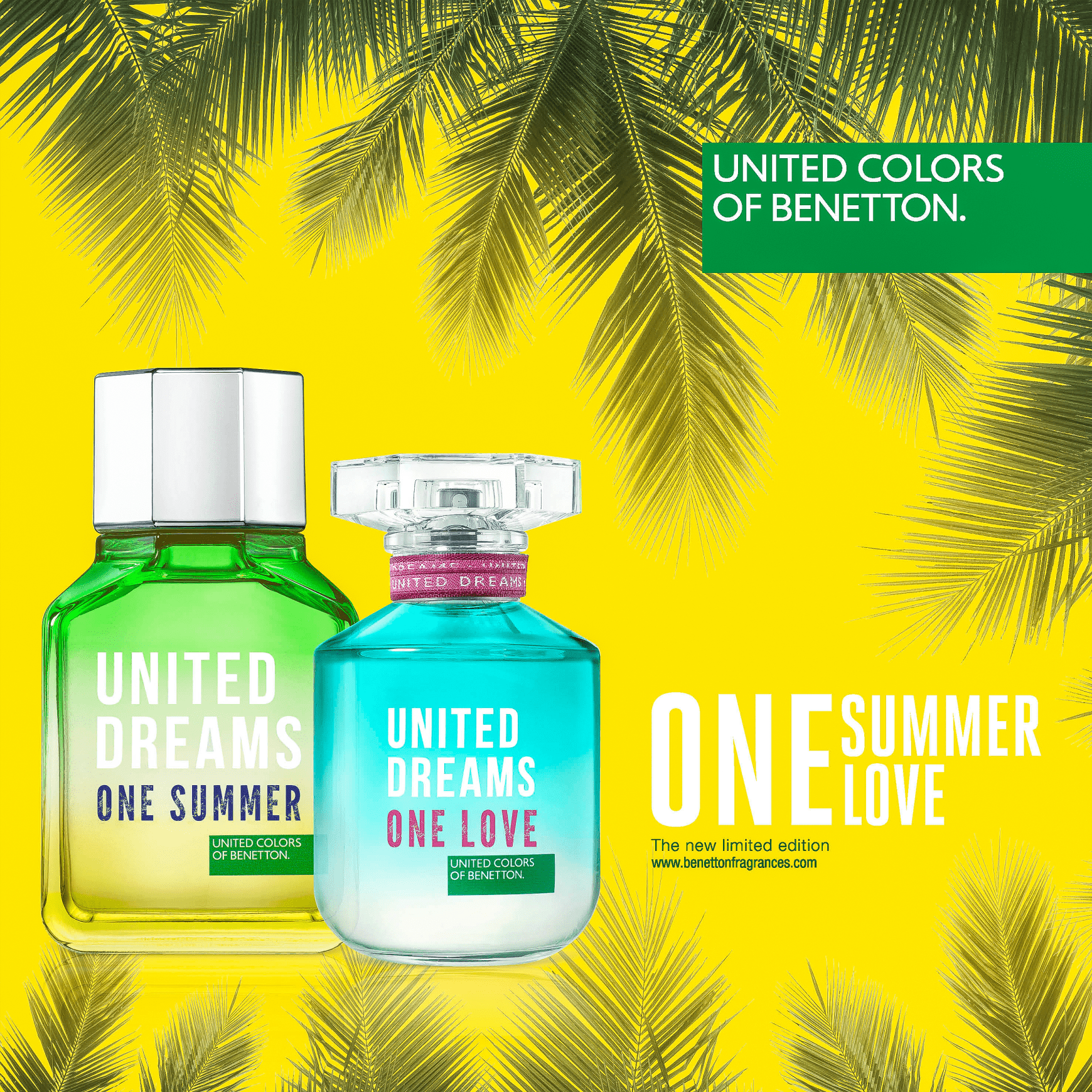 United Dreams One Summer Him Benetton Eau de Toilette - Perfume Masculino 100ml