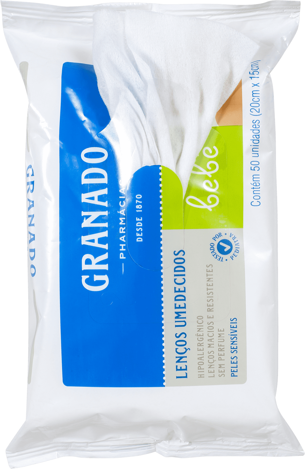 Granado Bebê Peles Sensíveis - Lenços de Limpeza (50 unidades)