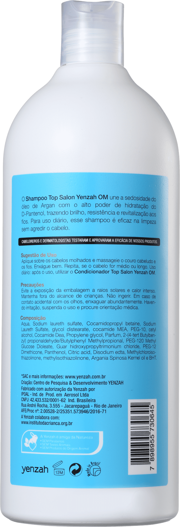 Yenzah OM Top Salon - Shampoo 1000ml