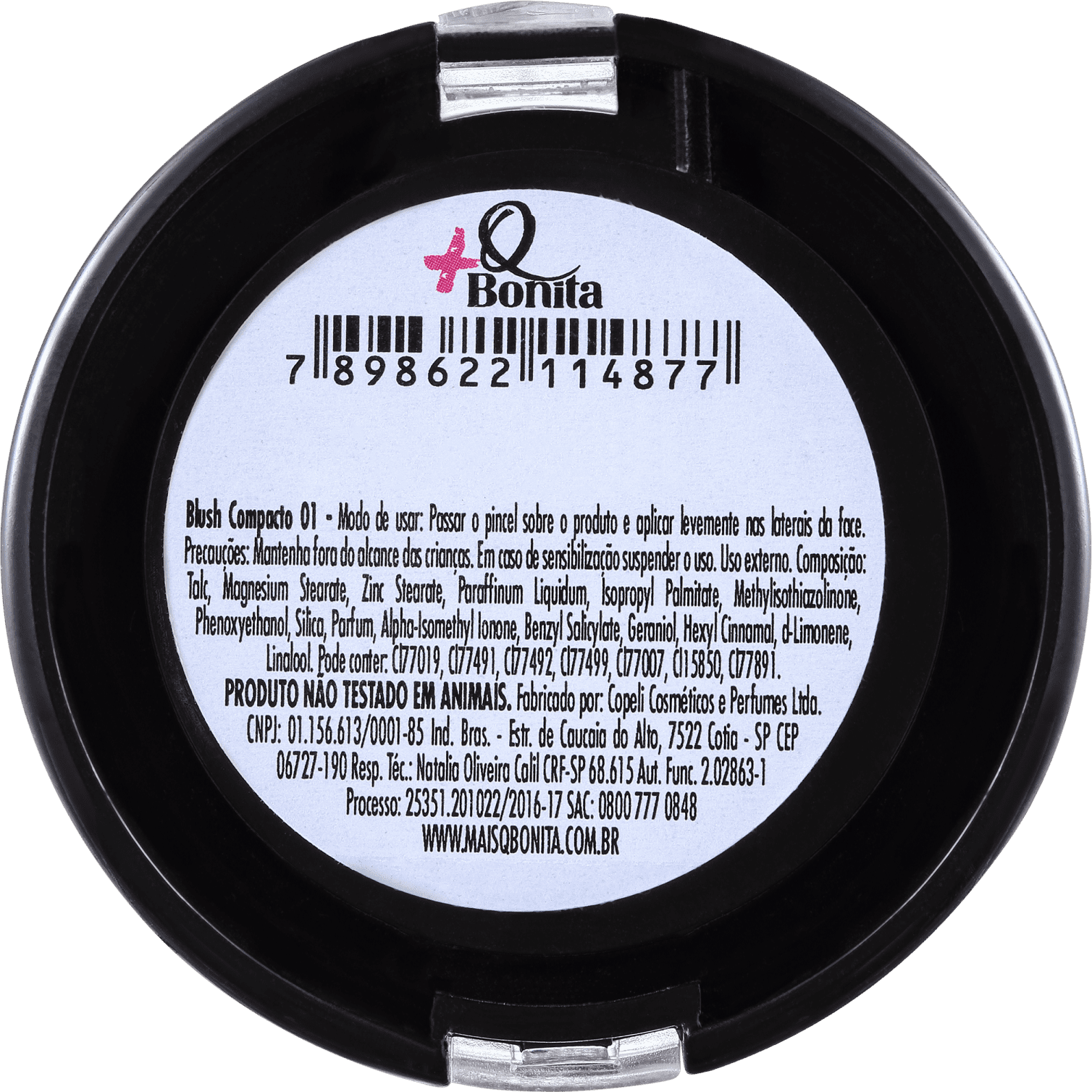 Mais Q Bonita 01 - Blush 4g