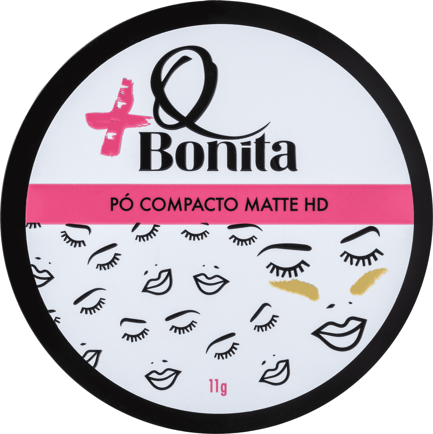 Mais Q Bonita 04 - Pó Compacto Matte 11g
