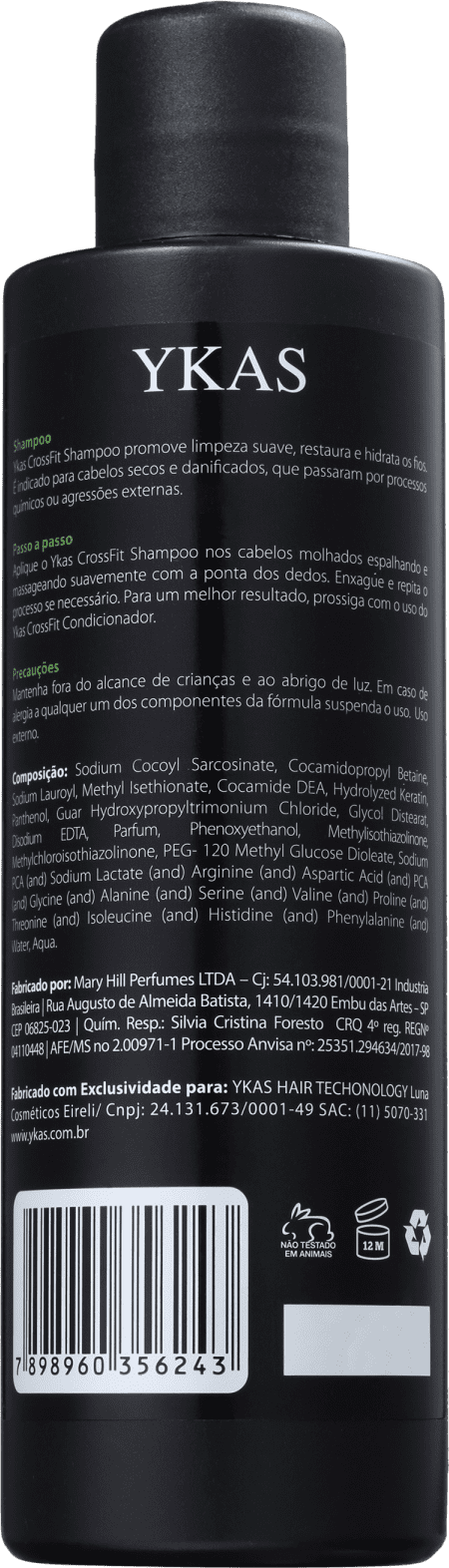 YKAS Crossfit Cronograma Capilar - Shampoo 300ml