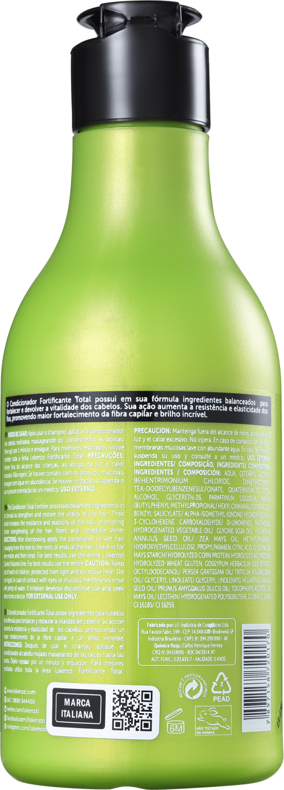 Lokenzzi Fortificante Total - Condicionador 320ml