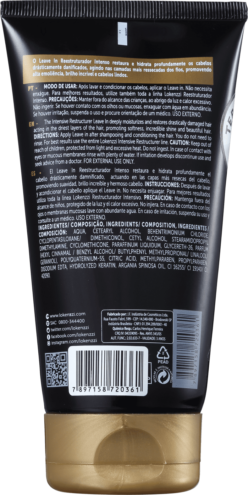 Lokenzzi Reestruturador Intenso - Leave-In 150ml