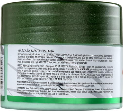Knut Menta Pimenta - Máscara Capilar 300g