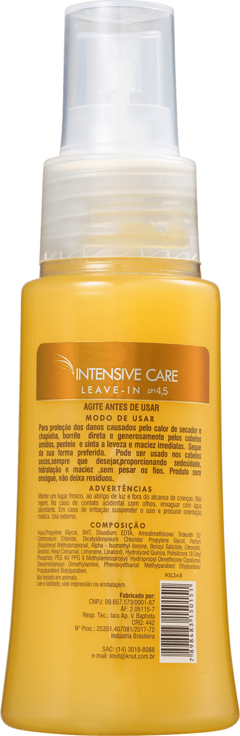 Knut Intensive Care Leave-in - Protetor Térmico 70ml