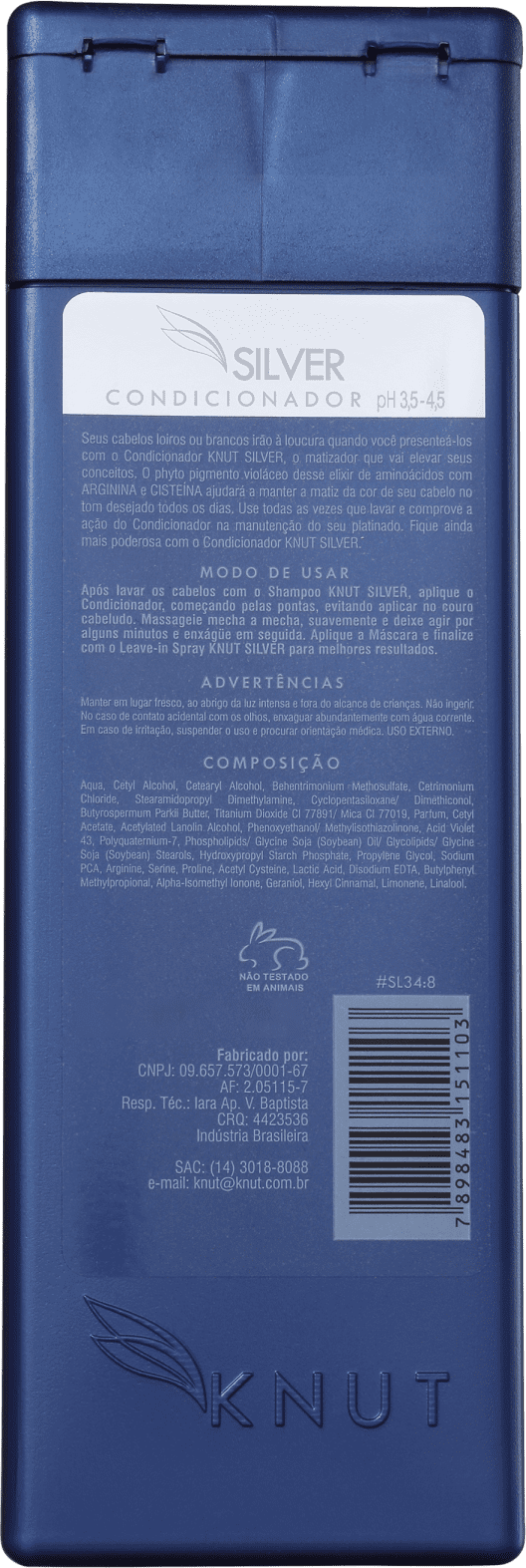 Knut Silver - Condicionador Matizador 250ml