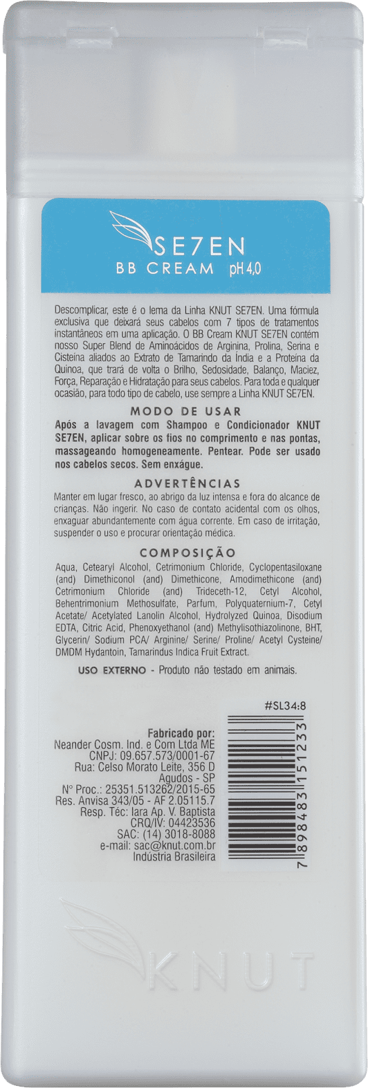Knut Se7en BB Cream - Leave-in 250ml