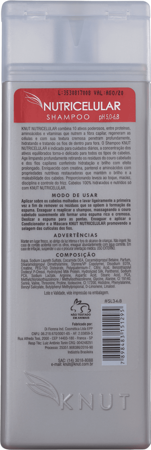 Knut Nutricelular - Shampoo 250ml