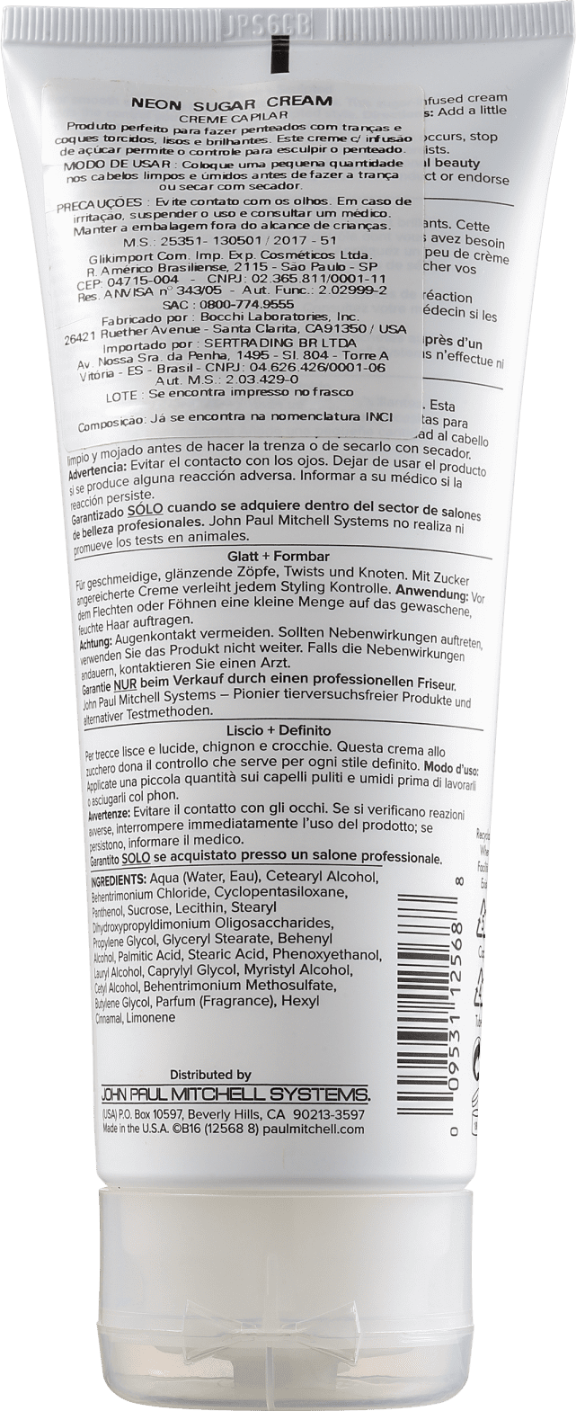 Paul Mitchell Neon Sugar Cream - Creme Modelador 200ml