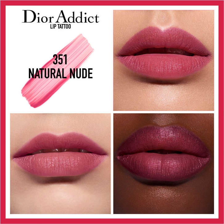 Dior Addict Lip Tattoo 351 Natural Nude - Batom Líquido 6ml