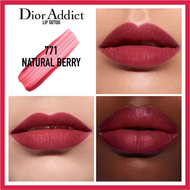 Dior Addict Lip Tattoo 771 Natural Berry - Batom Líquido 6ml