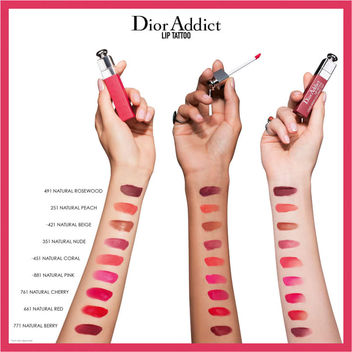 Dior Addict Lip Tattoo 771 Natural Berry - Batom Líquido 6ml