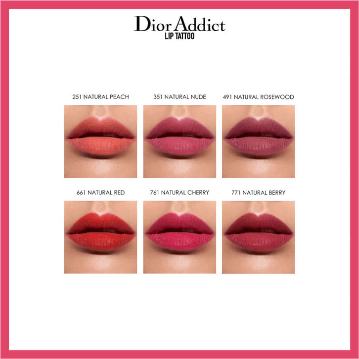 Dior Addict Lip Tattoo 771 Natural Berry - Batom Líquido 6ml