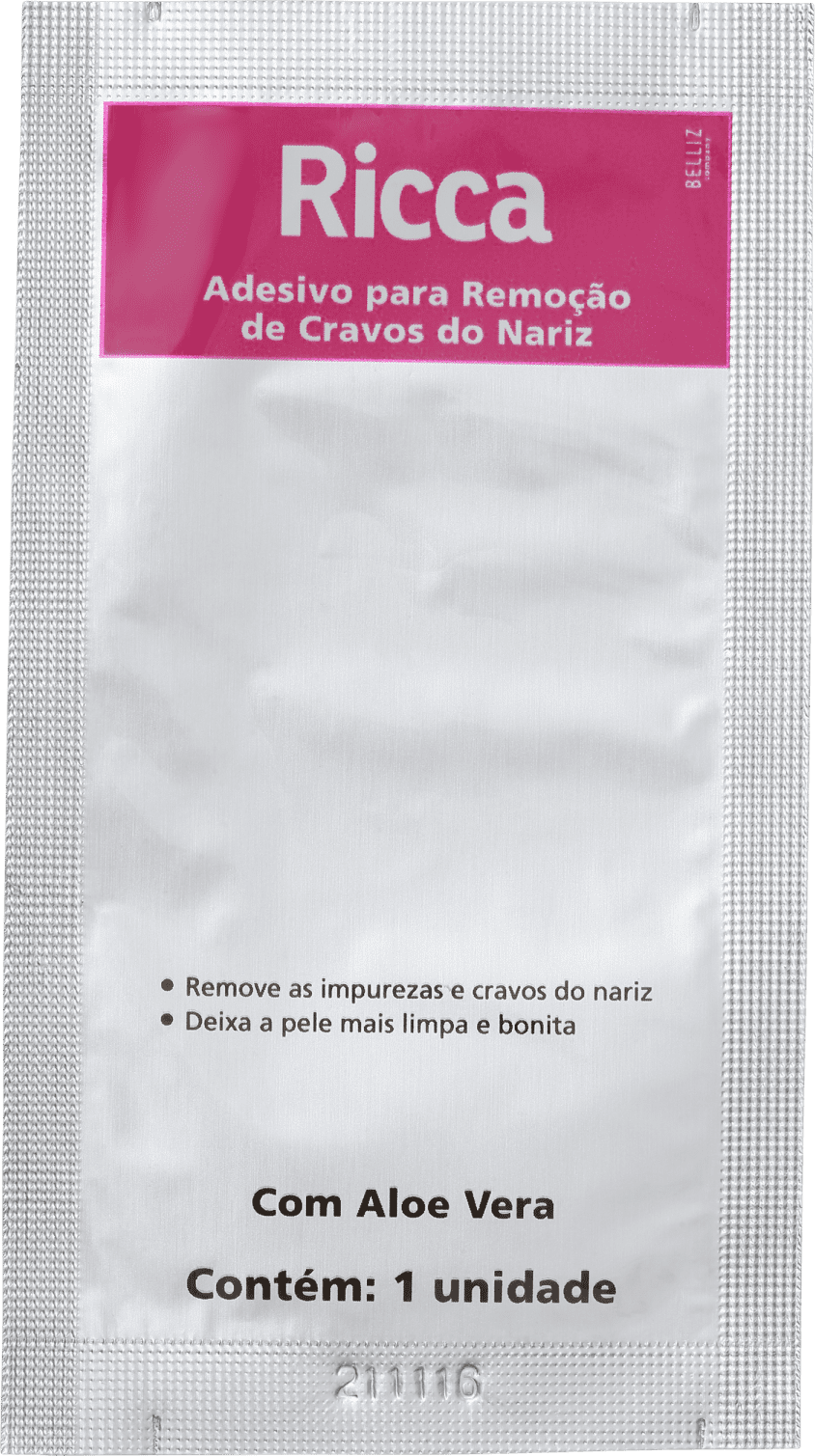 Ricca - Adesivo Removedor de Cravos (3 Unidades)