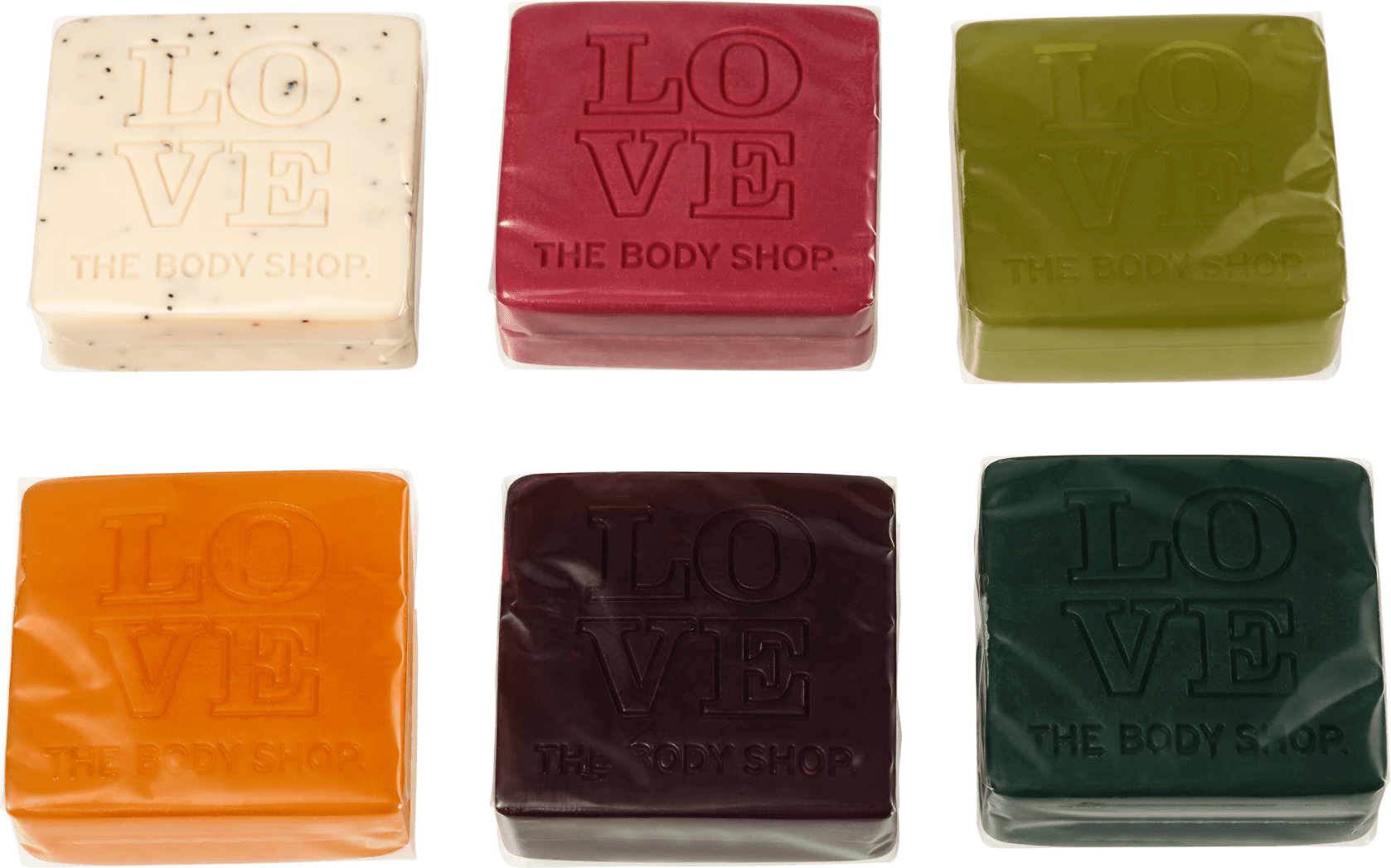 Kit The Body Shop Caixa dos Desejos - Sabonetes em Barra 6x50g