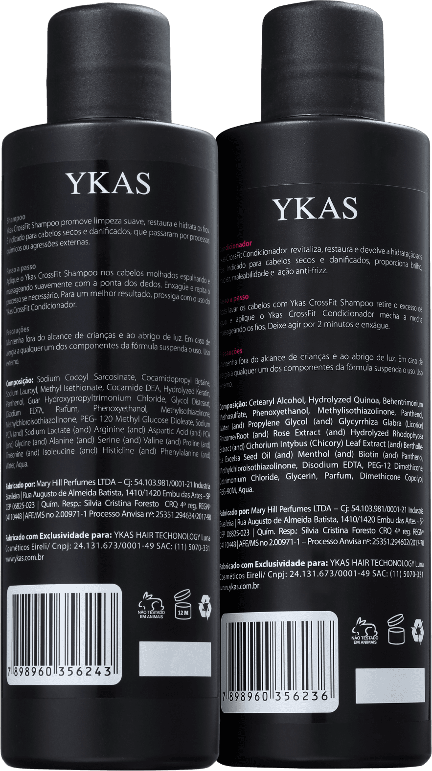 Kit YKAS Crossfit Cronograma Capilar Duo (2 Produtos)