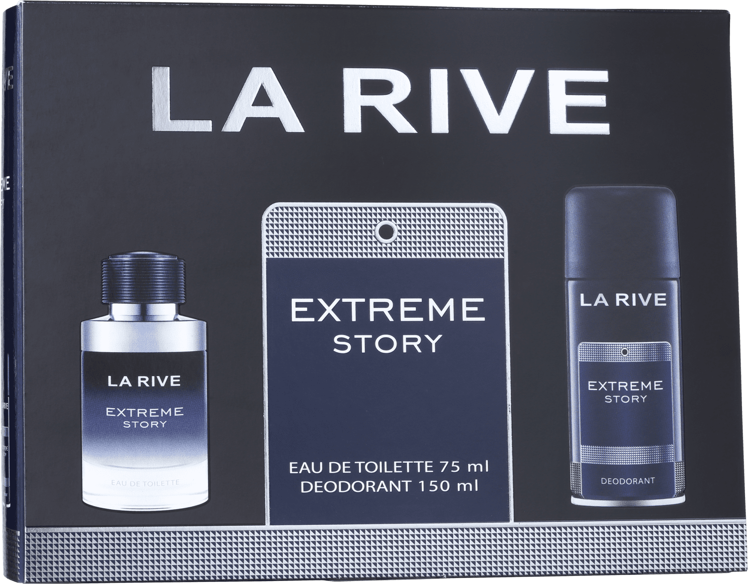 Conjunto Extreme Story La Rive Masculino - Eau de Toilette 75ml + Desodorante 150ml
