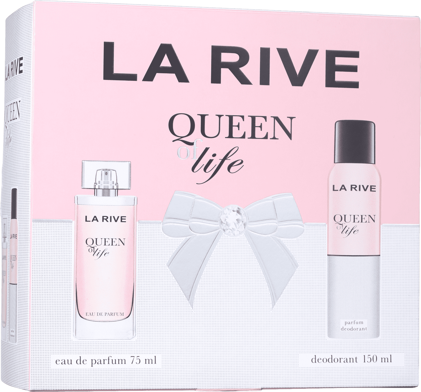 Conjunto Queen Of Life La Rive Feminino - Eau de Parfum 75ml + Desodorante 150ml